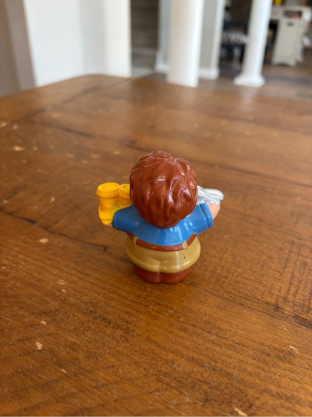Fisher Price Little People Dad with glasses and coffee as is